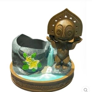 Disney Parks Polynesian Resort Large Maui Tiki Man Planter Statue Figure Limited